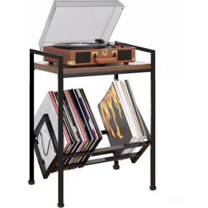 Goldcave - Vinyl Opbergsysteem - Zwart - LP Houder - Platenrek - Platenkast
