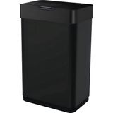 Five Stars® Prullenbak - 60 Liter - RVS - Zwart - Sensor