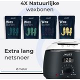 JHust - Professionele Wax Apparaat SET - Wax Heater - Inclusief 400 Gram Hard Wax Bonen