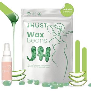 JHust - Wax Bonen - 1000 Gram - Aloe Vera - Ontharingswax