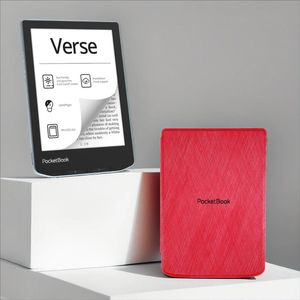 PocketBook Verse Bright Blue + Rood PocketBook hoesje