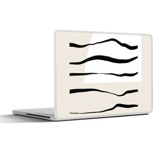 Laptop sticker - 13.3 inch - Abstract - Lijn - Pastel - 31x22,5cm - Laptopstickers - Laptop skin - Cover