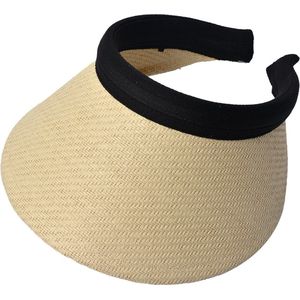 Juleeze Zonneklep one size Beige Zwart