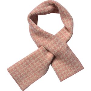 Juleeze Wintersjaal Dames 15x85 cm Roze Beige Sjaal