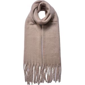 Juleeze Wintersjaal Dames 38x200 cm Beige Sjaal