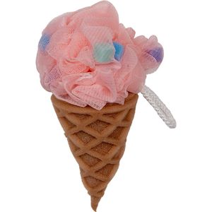 Clayre & Eef - Badspons - Roze - Kunststof - Ø10x20cm