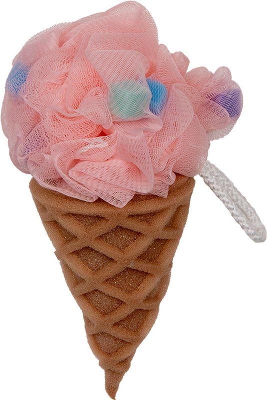 Clayre & Eef - Badspons - Roze - Kunststof - Ø10x20cm