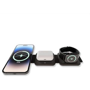 Travel Charger - Draadloos - Compact - Voor iPhone, AirPods, Apple Watch
