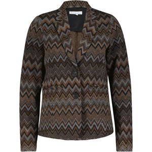 Red Button Blazer Blazer Zigzag Srb4135 Bronze Dames