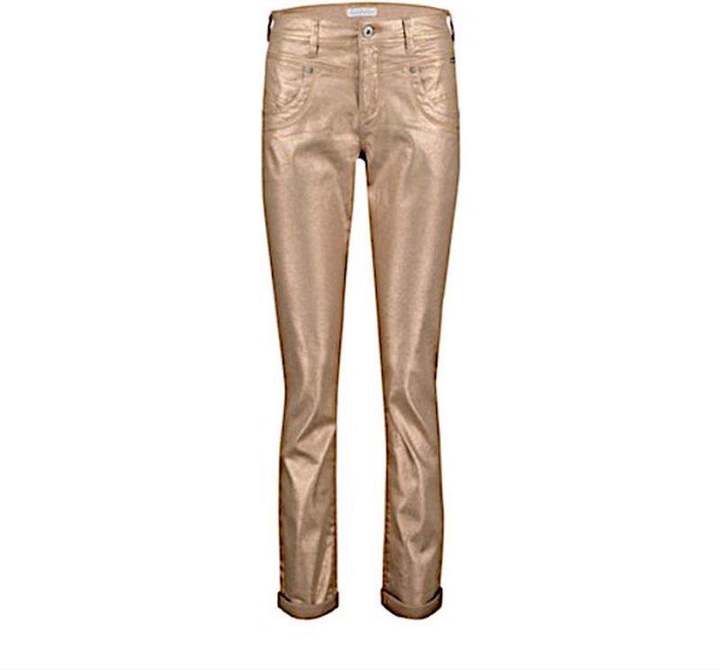Red Button Broek srb4289 relax sparkle bronze