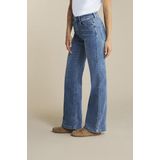 Red Button - Colette - Jeans - Stone Used - Hoge Taille - Wijde Pijpen