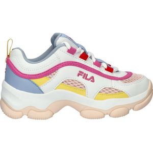 Fila Strada Dreamster CB Kids, gymschoenen voor meisjes en meisjes, White Mauve Krijt Lemon Drop, 34 EU