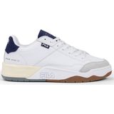 FILA - AVENIDA - Sneakers - Beige Blauw Grijs Wit - Snoersluiting Glad Leer
