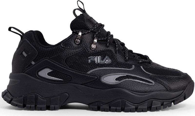 Sneakers - Laag - Zwart - Leer - Imitatieleer - Mesh