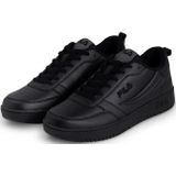 Merk - Model - Basketbalschoenen - Zwart - Leer