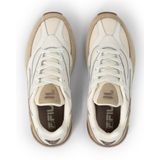 FILA - Sneakers Laag - Beige/Wit - Profielzolen - Snoersluiting - Flexibele Zool