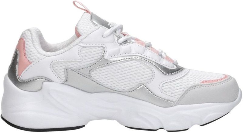 Sneakers - Zwart - Imitatieleer, Mesh - Logoprint