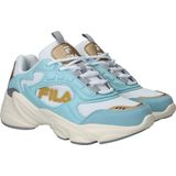 Fila - Collene Logo Sneakers - Blauw - Synthetisch Materiaal - Chunky Zool