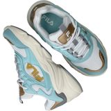 Fila - Collene Logo Sneakers - Blauw - Synthetisch Materiaal - Chunky Zool