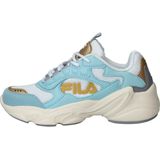Fila - Collene Logo Sneakers - Blauw - Synthetisch Materiaal - Chunky Zool