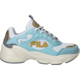 Fila - Collene Logo Sneakers - Blauw - Synthetisch Materiaal - Chunky Zool