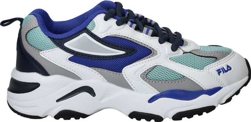 Fila - Ray Tracer - Sneakers - Wit - Ademend Mesh, Rubberen Zool