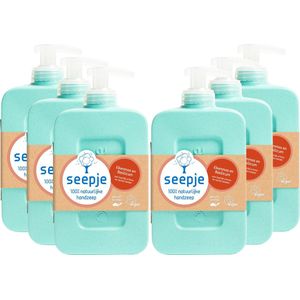 6x Seepje Handzeep Eikenmos en Basilicum 300 ml