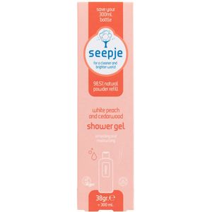 Seepje Witte Perzik en Cederhout Douchegel Navulling 38 gr