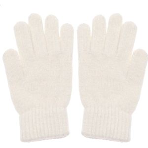 Handschoenen - Crème | Harig / Fluffy Polyacryl | One Size 19,5 x 10 cm | Fashion Favorite
