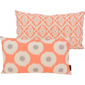 Imara Naranja / Oranje Kussenhoess-sKatoen/Linnens-s30 x 50 cm