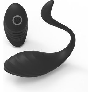 Playbird® - Vibrerend Ei met afstandsbediening – oplaadbaar – zwart