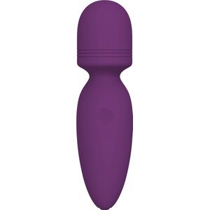 Playbird® - Mini Wand - mini vibrator - sterke motor - oplaadbaar - 10 vibratie patronen - aubergine