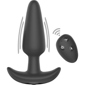 Playbird® - Talk Dirty small - anaal vibrator - zwart - vibrerende butt plug - spraakbediening - voice control