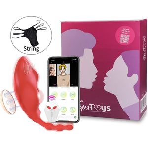 TipsToys Clitoris stimulator Vibrerende Slipje - Vibrators voor Vrouwen Sex Toy voor koppels