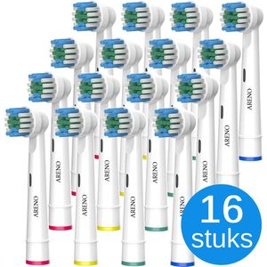 Universele Opzetborstels - Voor Oral-B en Braun - 16 Stuks