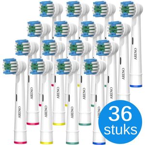 Universele Opzetborstels - Voor Oral-B en Braun - 36 Stuks