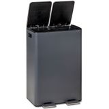 Vuilnisbak - Zwart - Kunststof - 30 Liter