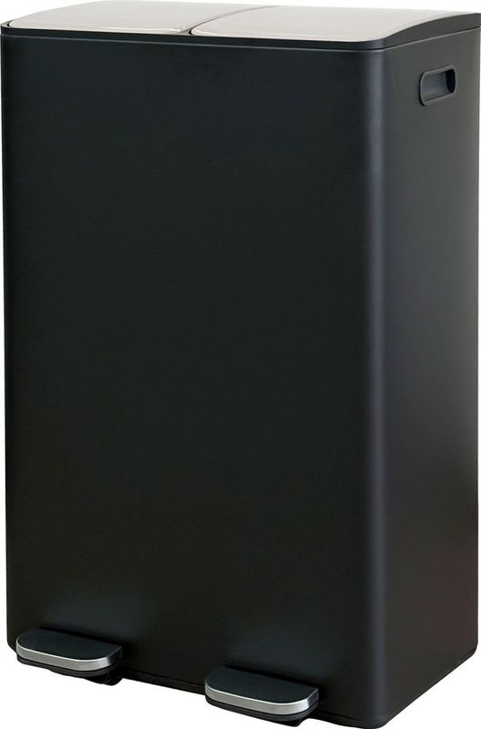 Prullenbak - Zwart - Kunststof - 30 Liter