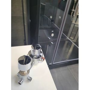 Sanexo - Infrarood Stoomcabine Thermostaatkraan - 3-Wegsysteem - Veilig en Gebruiksvriendelijk