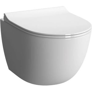 Vitra Sento Toiletpot Glans Wit Met Bidet Inclusief Softclose Toiletbril