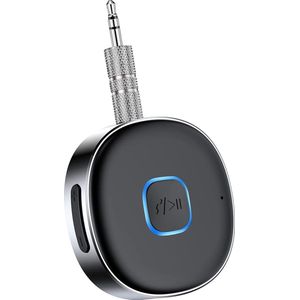 Techvavo® Bluetooth Receiver - BT 5.0 - 3.5MM AUX - Bluetooth Ontvanger - Handsfree Bellen - Bluetooth Audio Receiver - Bluetooth via AUX