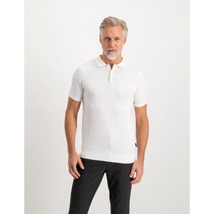 Saint Steve, Tops, Heren, Wit, L, Katoen, Chris Polo & T-shirts voor heren