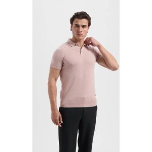 Saint Steve polo gebreid roze