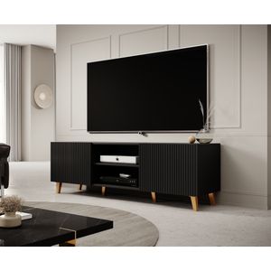 TV-Meubel Prime - Zwart - 150 cm