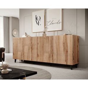 Meubella - Dressoir Vintar - Eiken - 200 cm