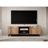 Meubella - TV-Meubel Vintar - Eiken - 150 cm