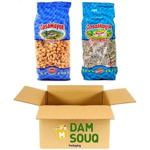 Mixpakket Casa Mayor Zonnebloempitten en Maïssnack (4x 250 Gram)