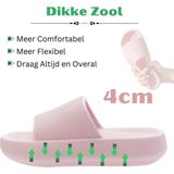 Klikkopers - Cloud Slides - Badslippers - Roze - Lichtgewicht - Super Zacht aan je Voeten - Anti-Slip
