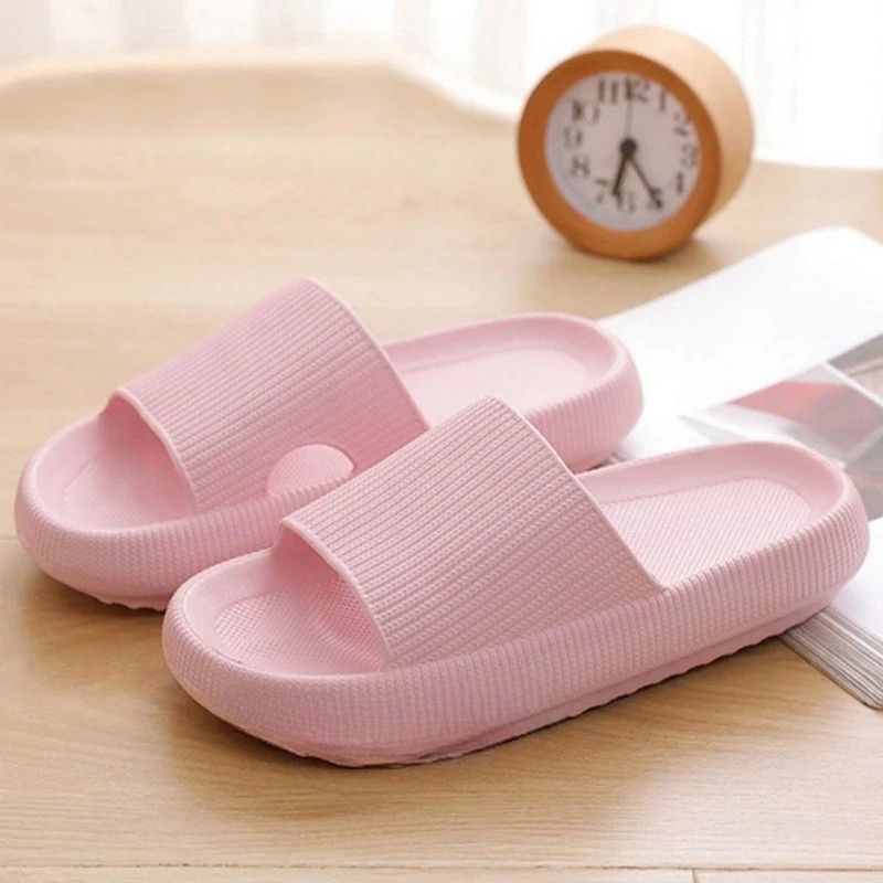 Klikkopers - Cloud Slides - Badslippers - Roze - Lichtgewicht - Super Zacht aan je Voeten - Anti-Slip