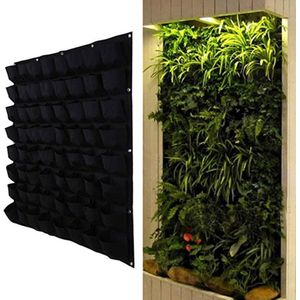 *** Verticale Tuin - 49 Vakken 13cm/13cm - 100cm x 100cm - Plantenbak- Plantenbakken voor Buiten - Moestuin - Zwart - van Heble®***